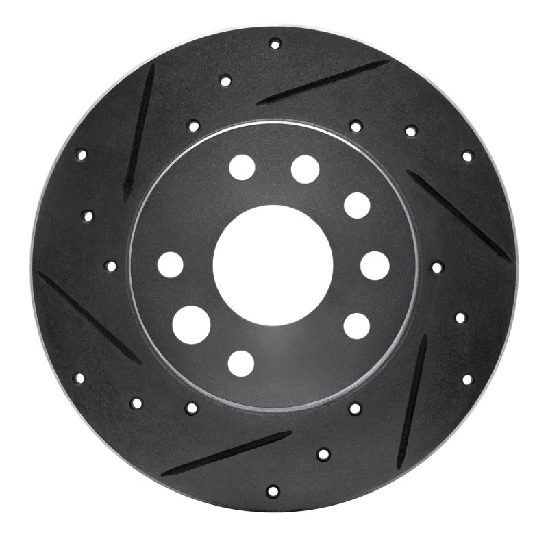 DFC 82-82 Buick Skyhawk Front Left Drilled & Slotted Silver Brake Rotor