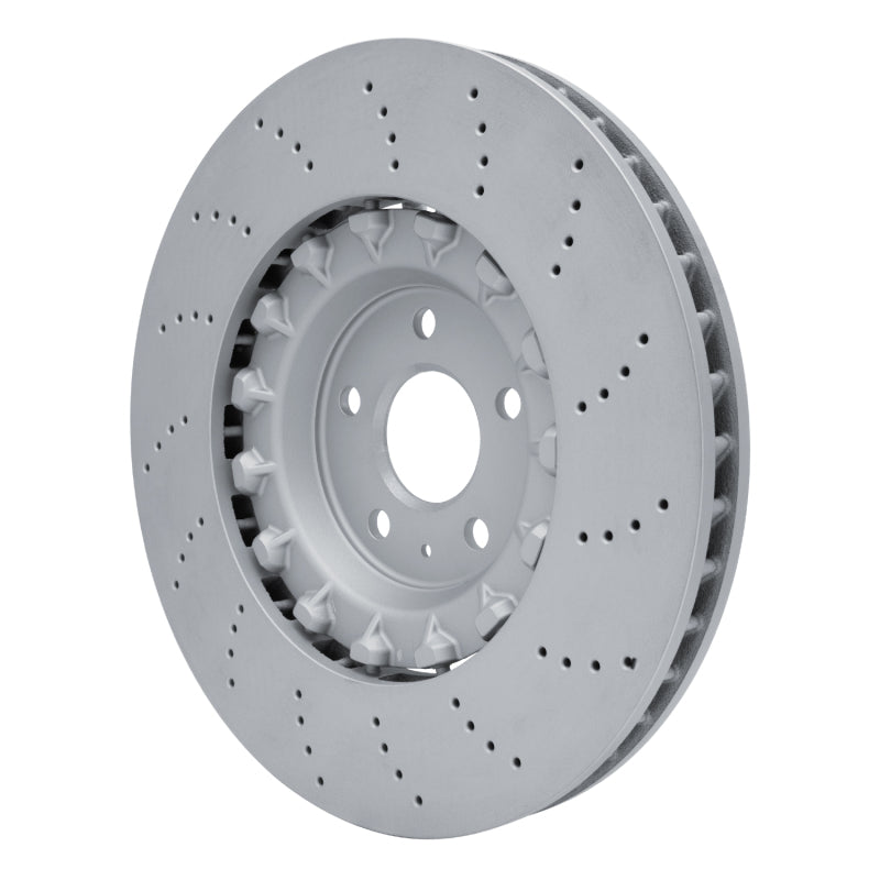 R1 22-25 Audi RS3 Front Drilled Carbon Alloy GeoMET Rotor