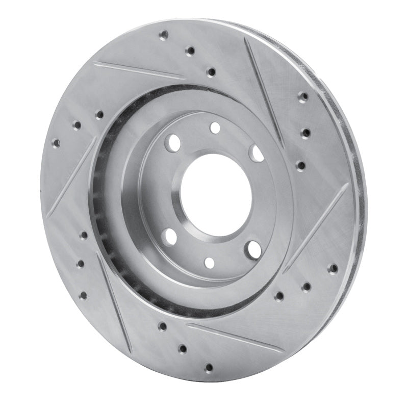 DFC 15-19 Renault Logan (Mexico) Front Left Drilled & Slotted Silver Brake Rotor