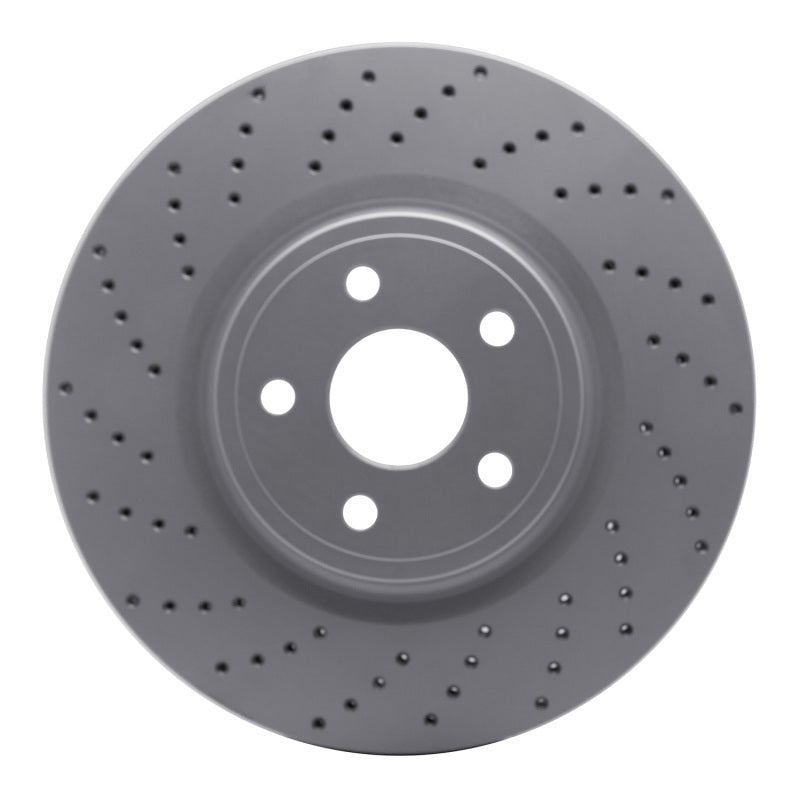 DFC 12-25 Dodge Durango Front Left Drilled Geoperformance Rotor