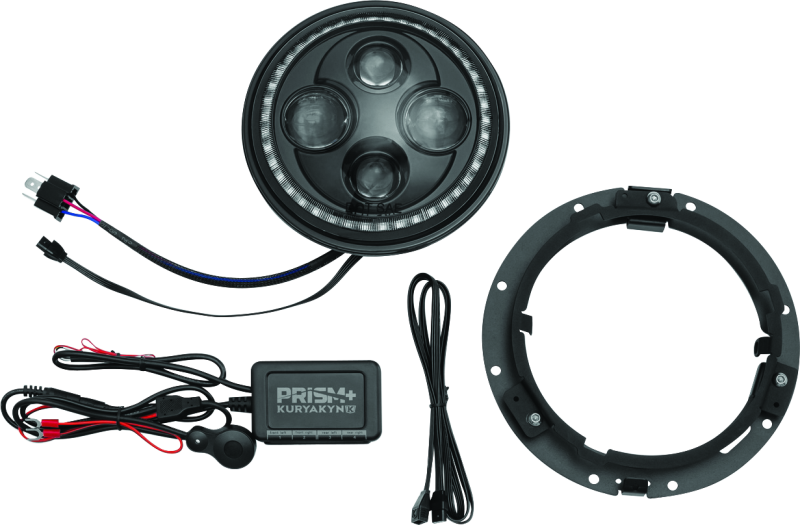 Kuryakyn Orbit Prism 7inch LED Headlight V2