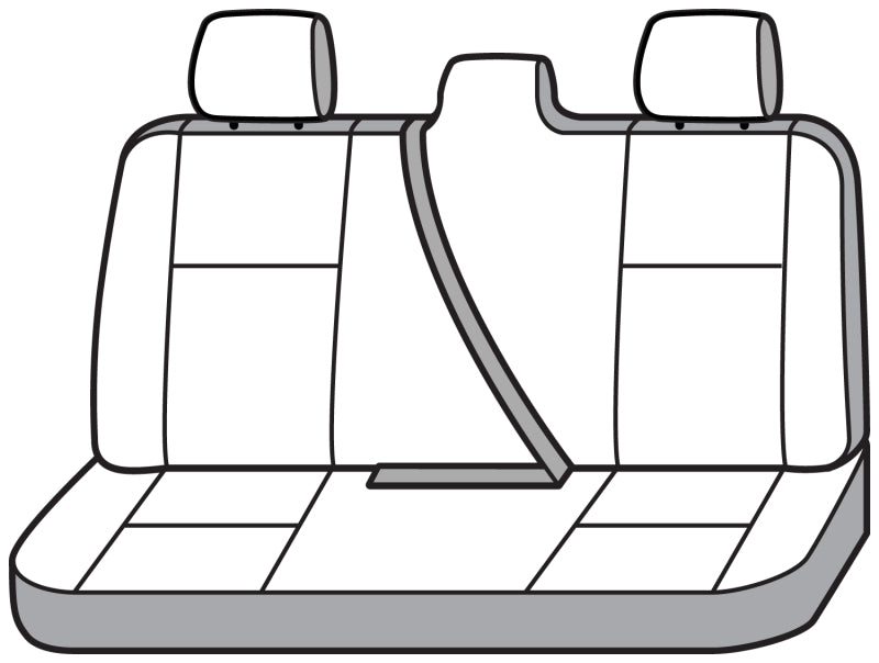 Covercraft 19-24 Dodge Ram Polycotton SeatSaver Custom Second Row Seat Covers - Misty Grey