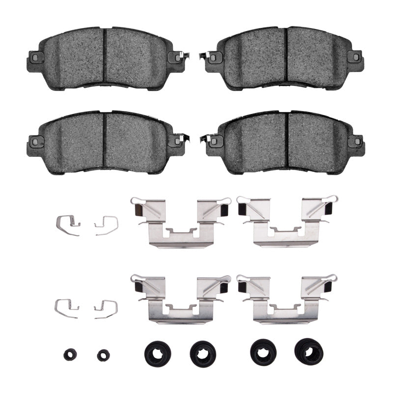 R1 16-25 Mazda 2 (Mexico) Front Ceramic Brake Pads & Hardware Kit