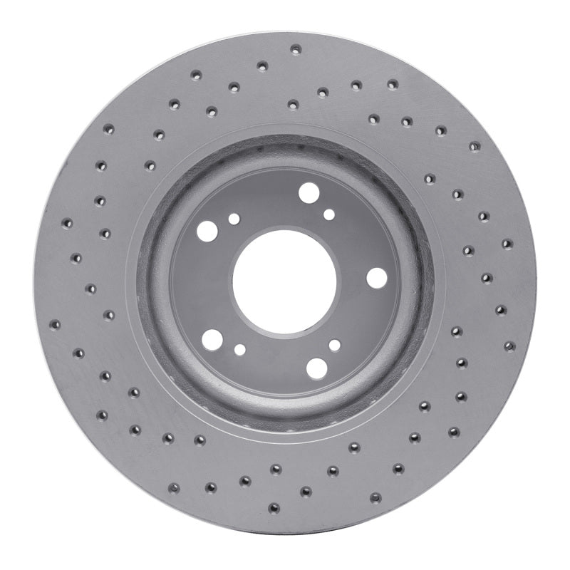 DFC 02-15 Acura Rsx Front Right Drilled Geoperformance Rotor