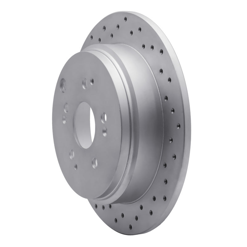 DFC 02-04 Honda Odyssey Rear Left Drilled Geoperformance Rotor