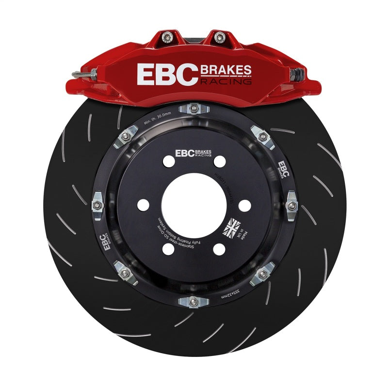 EBC Racing 07-13 BMW M3 (E90/E92/E82) Red Apollo-6 Calipers 380mm Rotors Front Big Brake Kit
