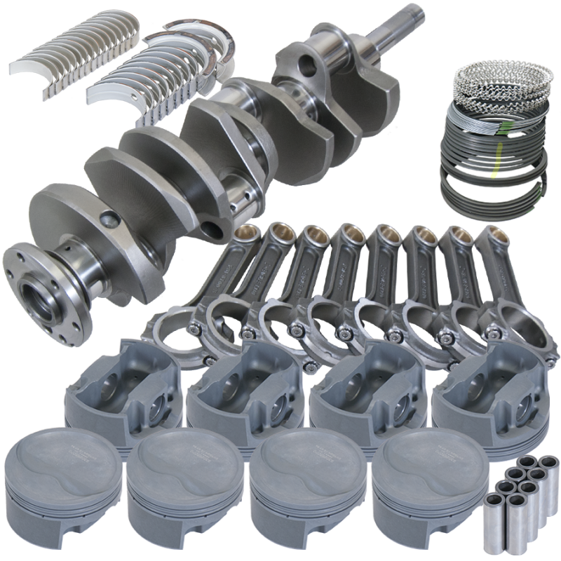 Eagle Ford FE 4.250in Crank 6.700in I-Beam Rods -18cc Inv Dome 4.090in Pistons Rotating Assembly