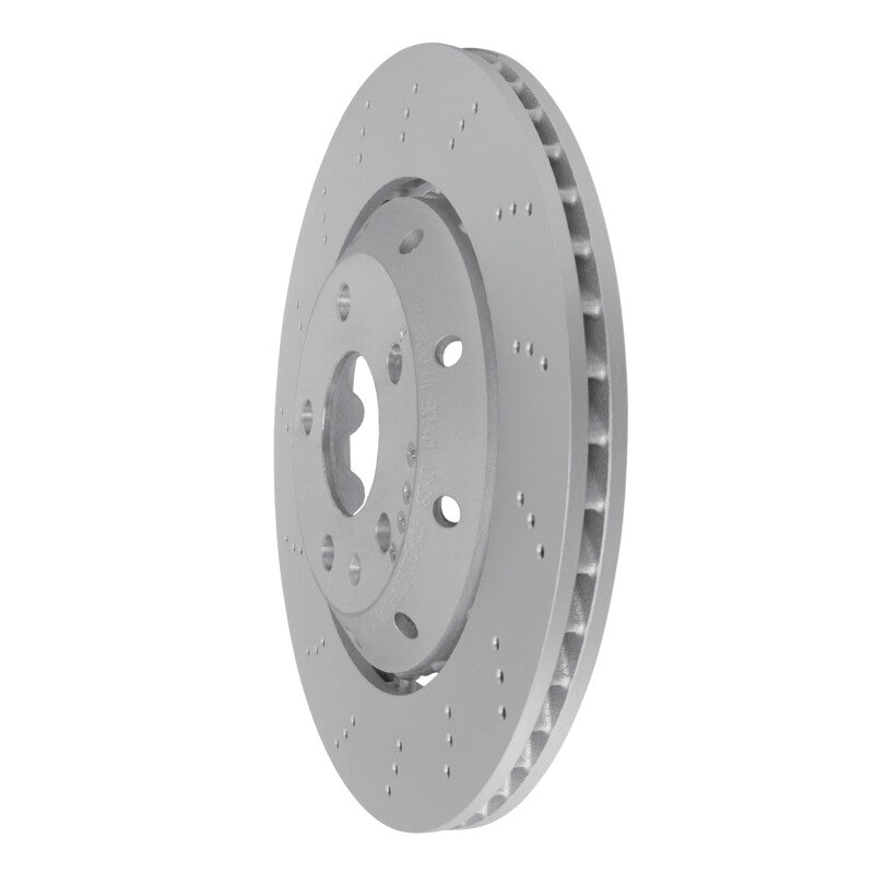 R1 07-08 Audi RS4 Left Rear Drilled Carbon Alloy GeoMET Rotor