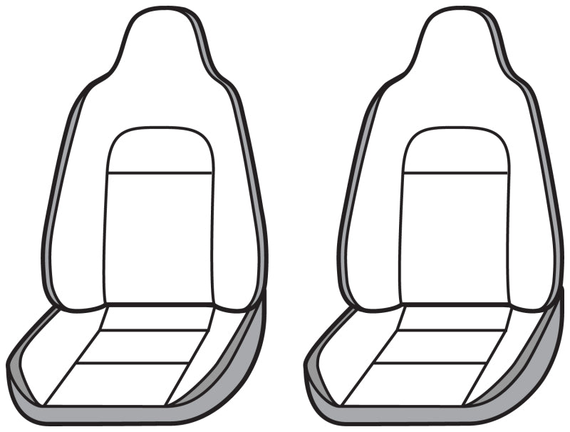 Covercraft Endura Waterproof Polyester SeatSaver Custom Front Row Seat Covers