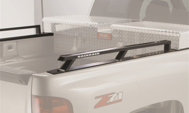 BackRack 2015+ F-150 Aluminum New Body 6.5ft Bed Siderails - Toolbox 21in