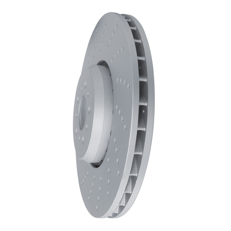R1 20-25 BMW X6 Left Front Drilled Carbon Alloy GeoMET Rotor