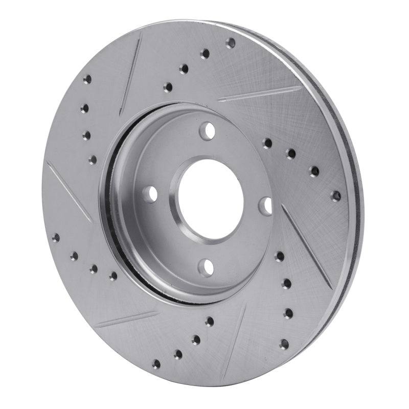 DFC 05-12 Ford EcoSport (Mexico) Front Right Drilled & Slotted Silver Brake Rotor