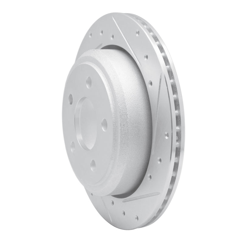 DFC 10-11 Ford Ranger (USA/Canada) Rear Right Drilled & Slotted Silver Brake Rotor