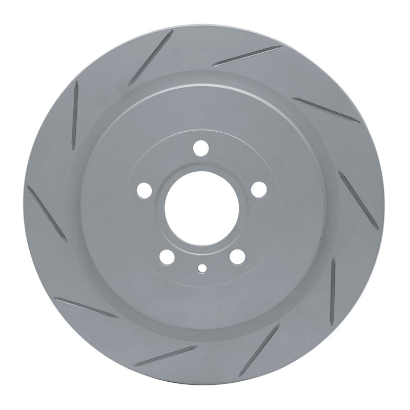 DFC 13-14 Ford Mustang Rear Left Slotted Geoperformance Rotor