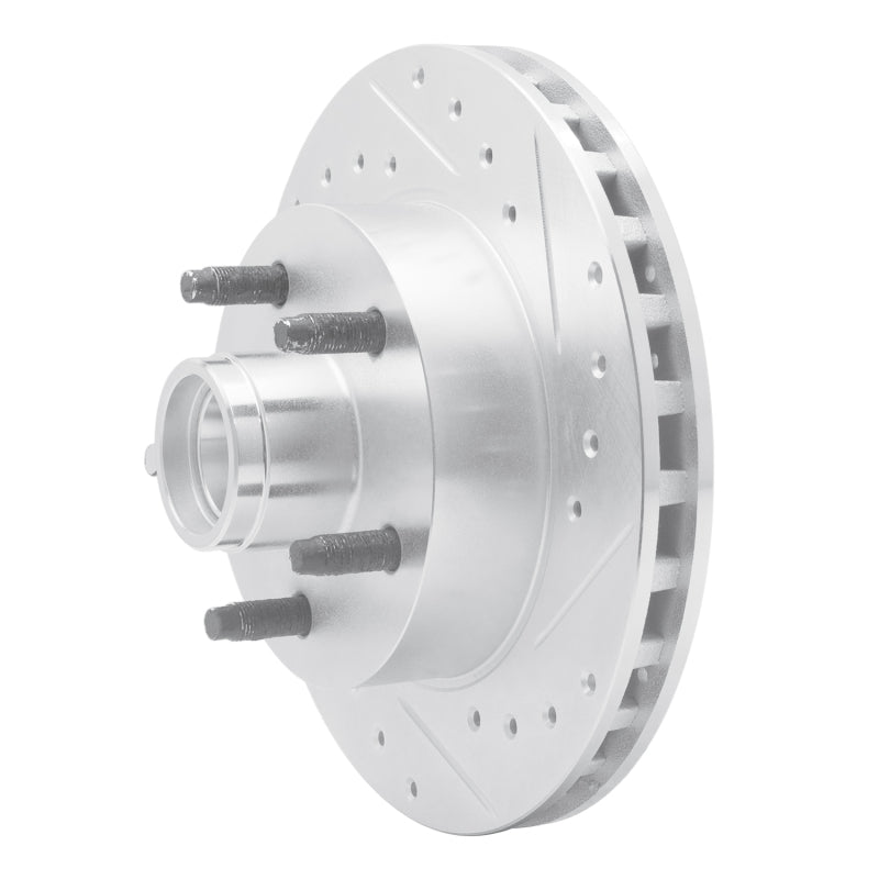 DFC 95-97 Ford Ranger (USA/Canada) Front Right Drilled & Slotted Silver Brake Rotor