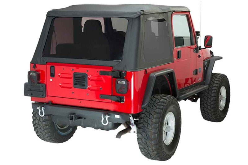 Fishbone Offroad 87-06 Jeep YJ/TJ Wrangler TJ Wrangler Rear Bumper w Receiver