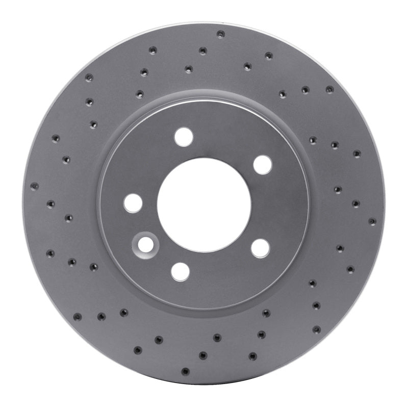 DFC 05-07 Land Rover LR3 Front Right Drilled Geoperformance Rotor