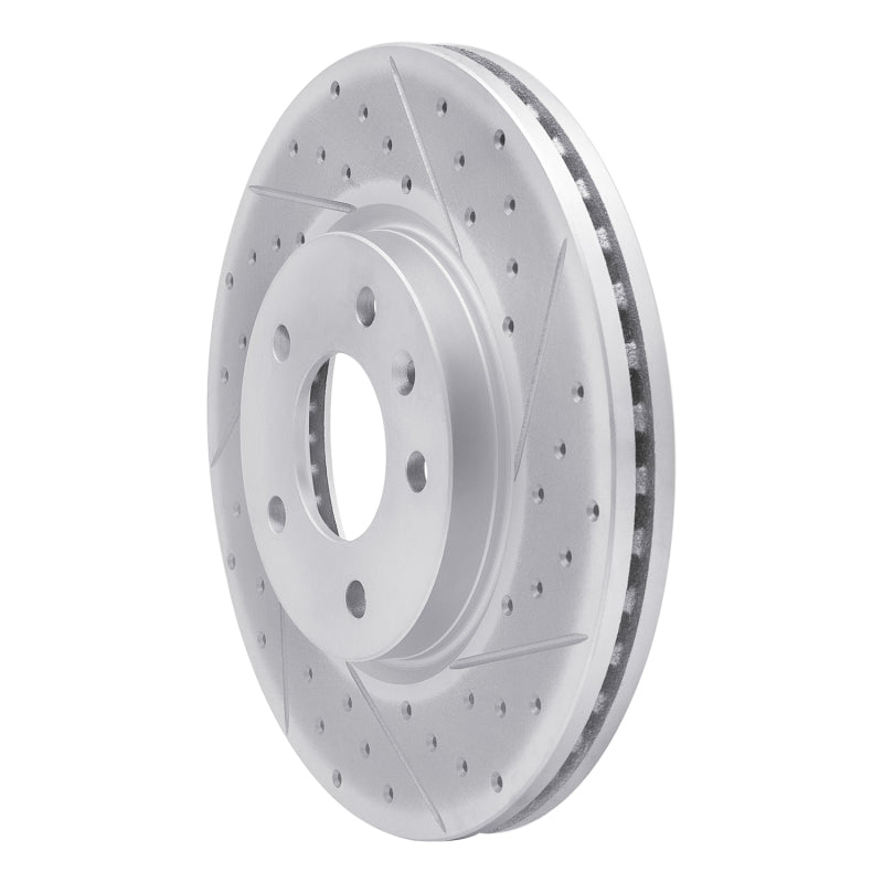 R1 11-25 Buick Lacrosse Front Right Drilled & Slotted Geo-Carbon Rotor