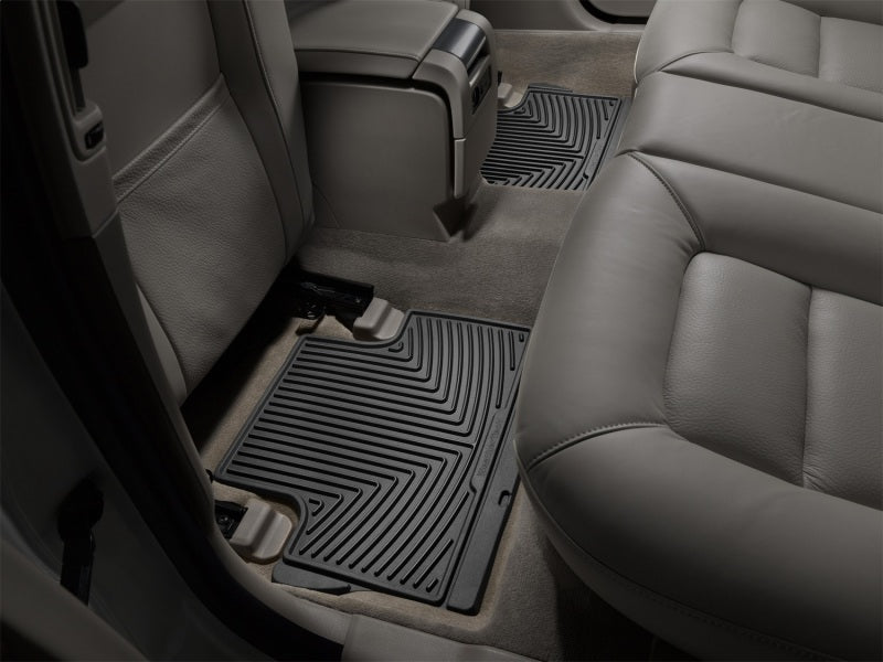 WeatherTech 07-14 Volvo S80 Rear Rubber Mats - Black