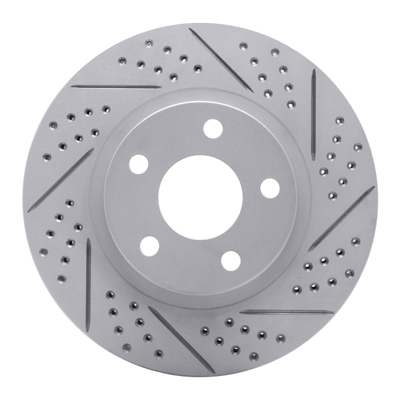 R1 97-05 Buick Park Avenue Front Right Drilled & Slotted Geo-Carbon Rotor