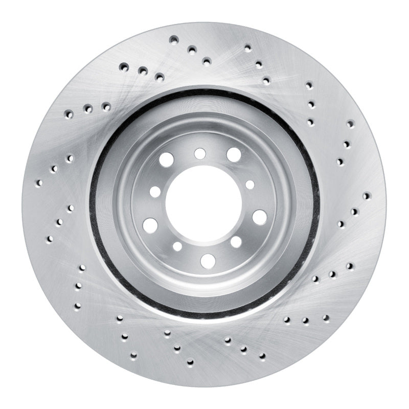 DFC 08-13 BMW M3 Left Front Drilled Brake Rotor