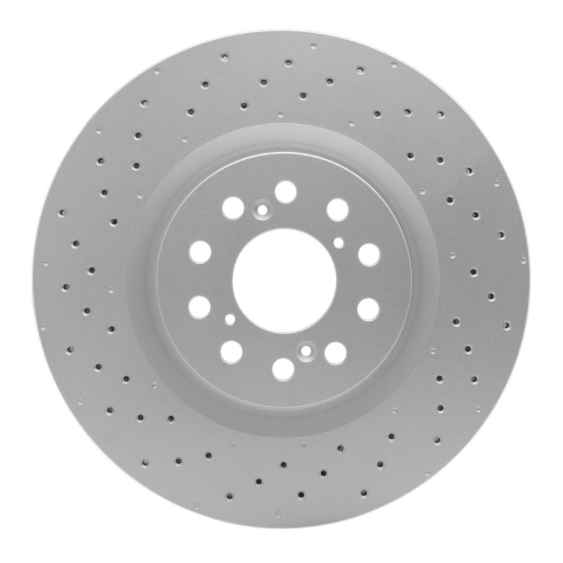 R1 17-25 Honda Civic Hatchback Front Drilled GeoSPEC Coated Rotor