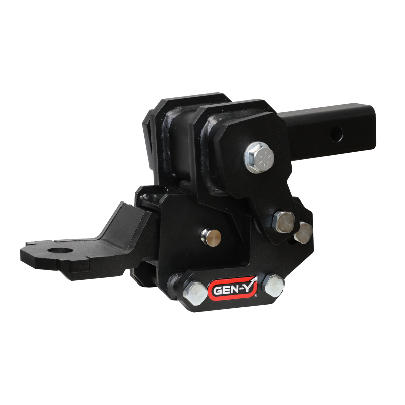 Gen-Y VOYAGER 4.75in 300lb Cargo TW 700lb Towing TW 7K Overall Hitch w/GH-103705 Platinum Ball Mount