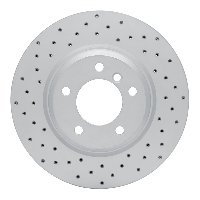 DFC 06-12 BMW 330I Front Left Drilled Geoperformance Rotor