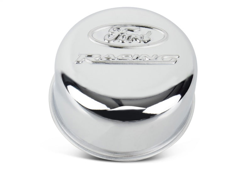 Ford Racing Chrome Breather Cap w/ Ford Racing Logo - Twist Type