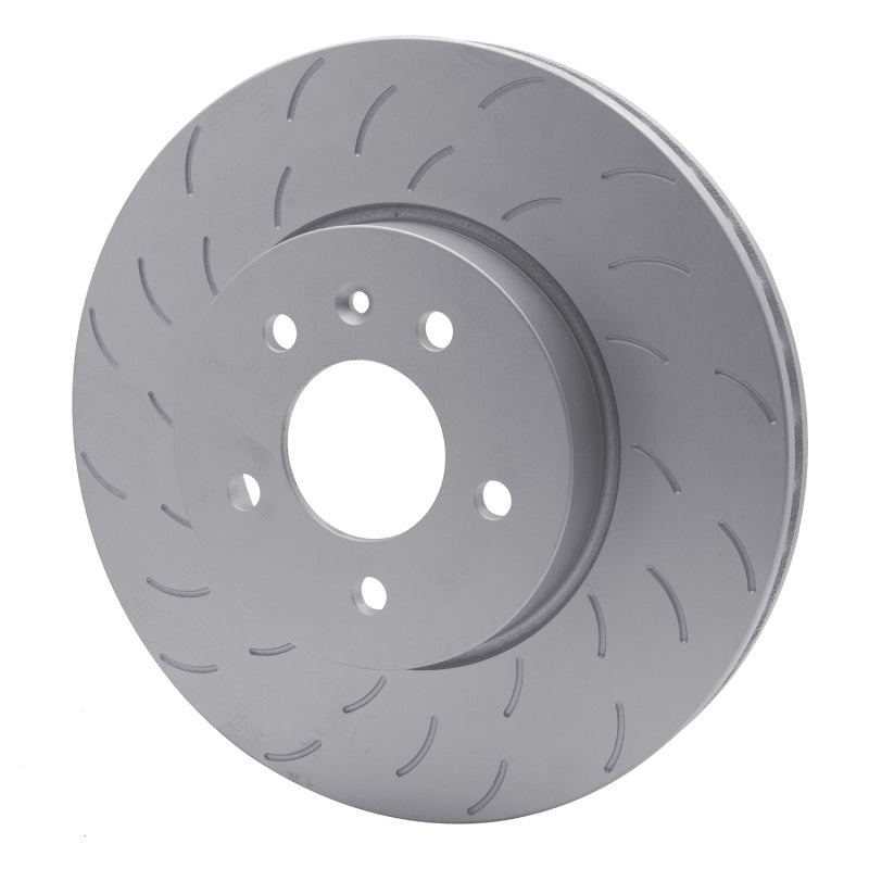R1 16-19 Cadillac ATS Left Front Slotted GeoSPEC Coated Rotor