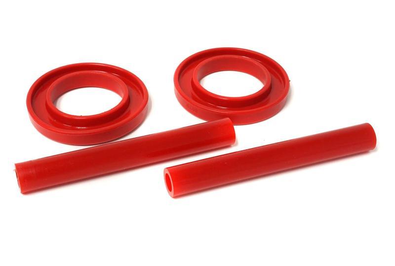 Energy Suspension Universal 2 3/16in ID 3 1/2in OD 11/16in H Black Coil Spring Isolators (2 per set)
