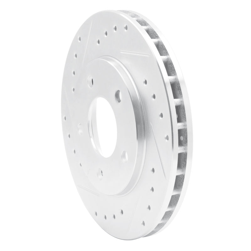R1 88-96 Buick Regal Front Left Drilled & Slotted Silver Brake Rotor