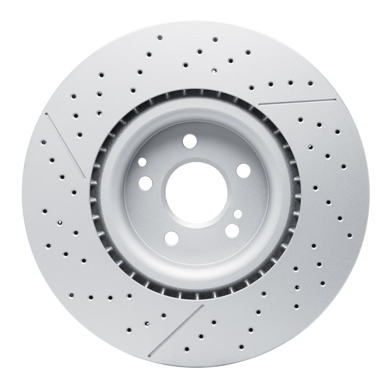 R1 2018-2025 Mercedes-Benz AMG GT 53 Rear GeoSPEC Coated Rotor - Drilled and Slotted