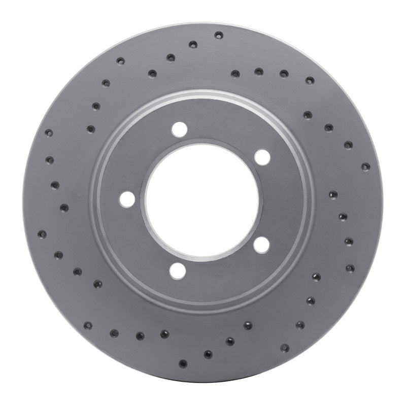 DFC 67-70 Chevrolet Bel Air Front Left Drilled Geoperformance Rotor