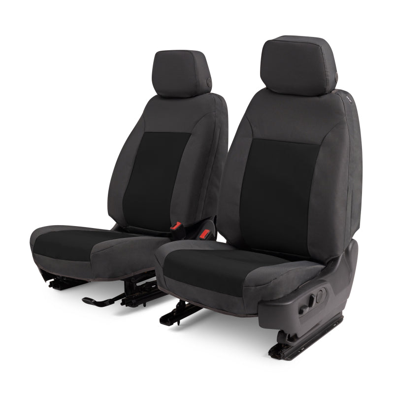 Covercraft 18-24 Chevrolet Traverse Endura PrecisionFitFront Row Seat Covers - Charcoal/Blk