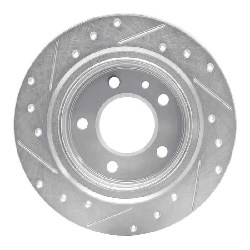 DFC 88-91 BMW M3 Rear Right Drilled & Slotted Silver Brake Rotor
