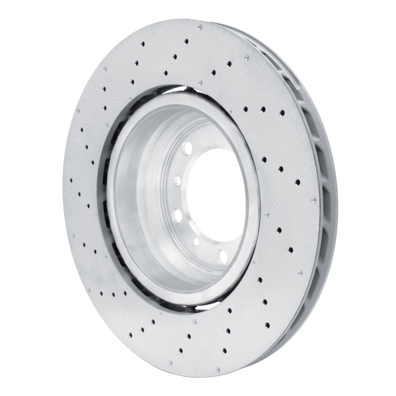 R1 10-11 Porsche 911 Right Rear Drilled Carbon Alloy GeoMET Rotor