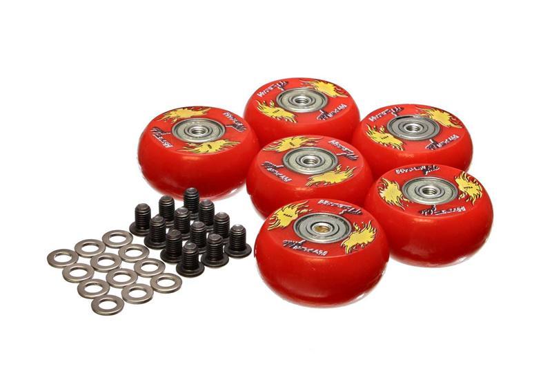 Energy Suspension 2.375 inch Hyper-Glide PolyCreeper Wheels (Set of 6)