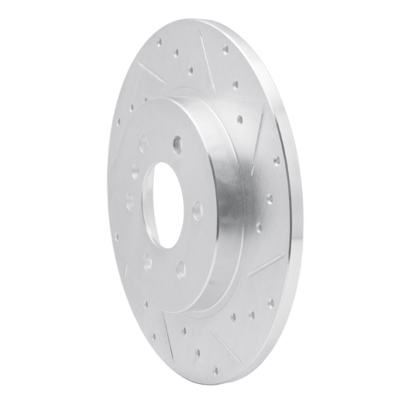 DFC 06-09 Buick Terraza Rear Right Drilled & Slotted Silver Brake Rotor