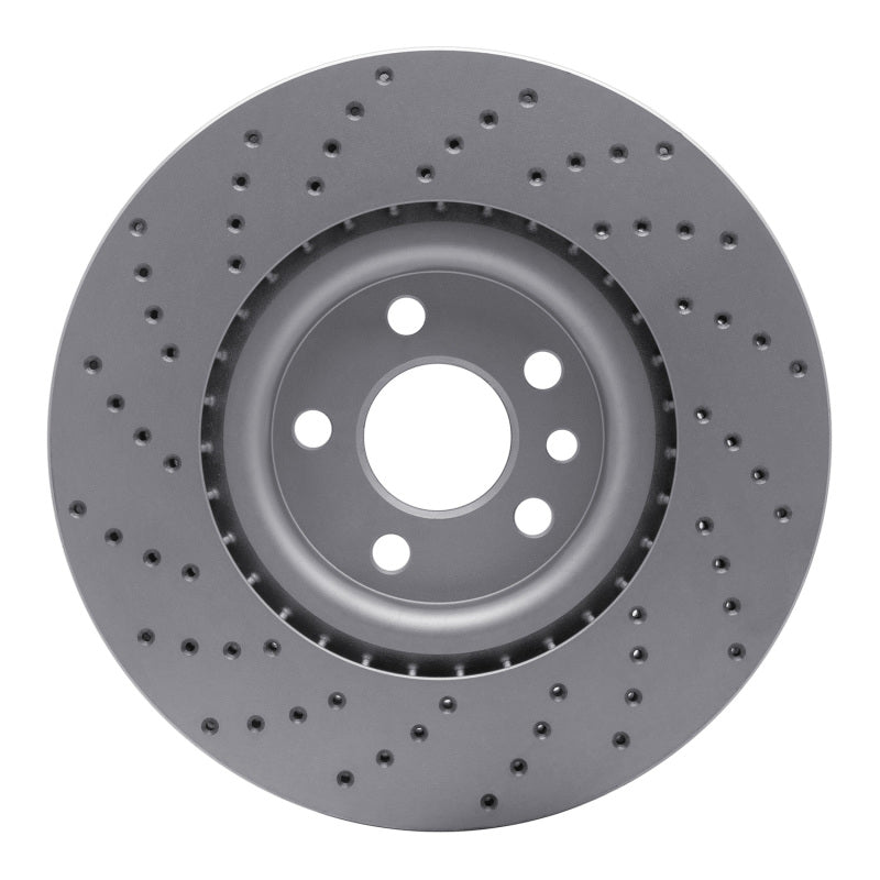 DFC 15-19 Jaguar E-Pace Front Right Drilled Geoperformance Rotor
