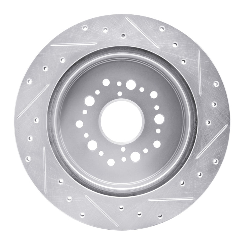 DFC 92-00 Lexus SC300 Rear Left Drilled & Slotted Silver Brake Rotor