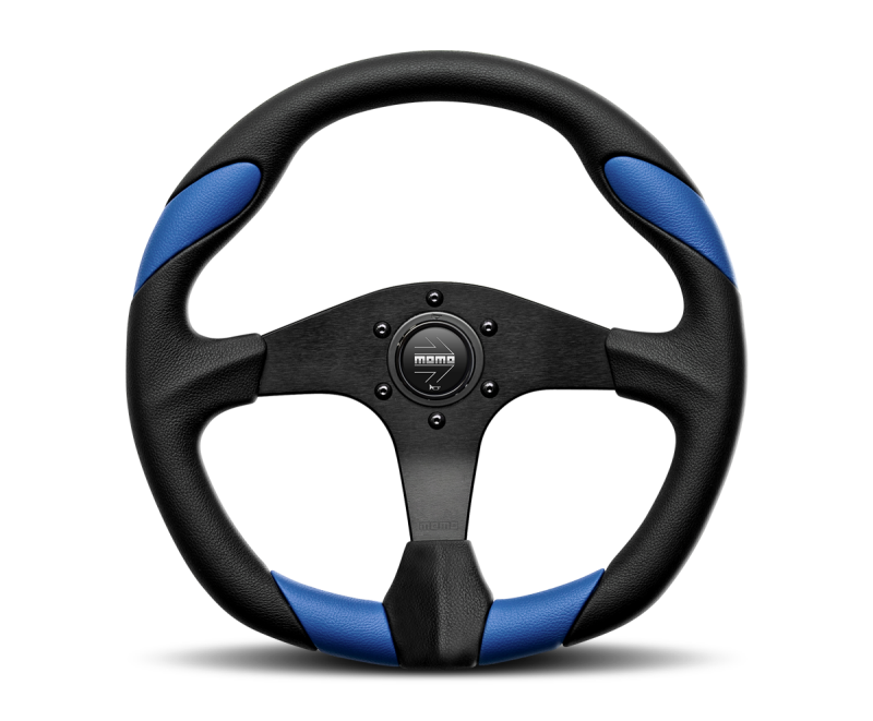 Momo Race Steering Wheel 350 mm - Black Leather/Anthracite Spokes (1st Version)