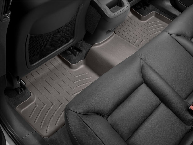 WeatherTech 2018+ Volvo XC60 Rear FloorLiner - Cocoa (Standard Drivetrain)