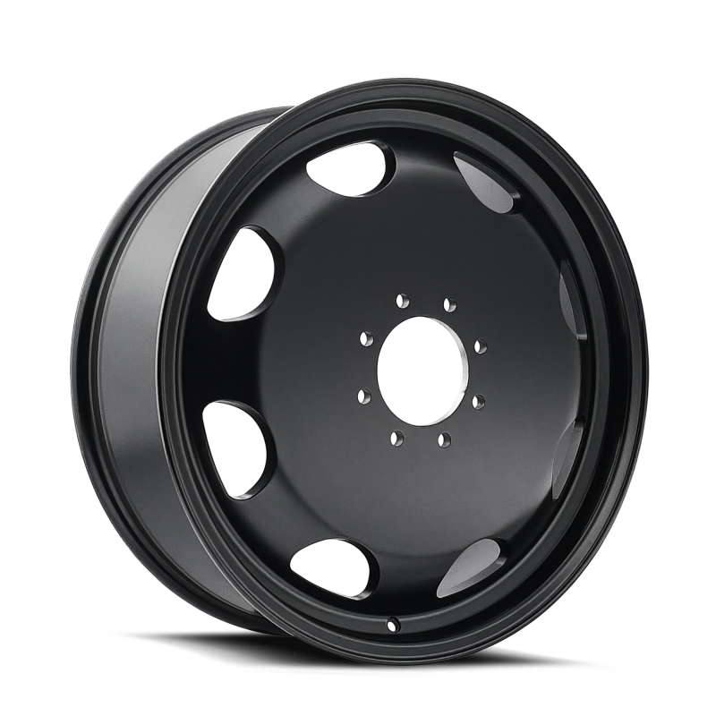 Cali Off-Road 9110D Summit Dually 22x8.25 / 8x165.1 BP / 115mm Offset / 121.3mm Hub Matte Blk Wheel