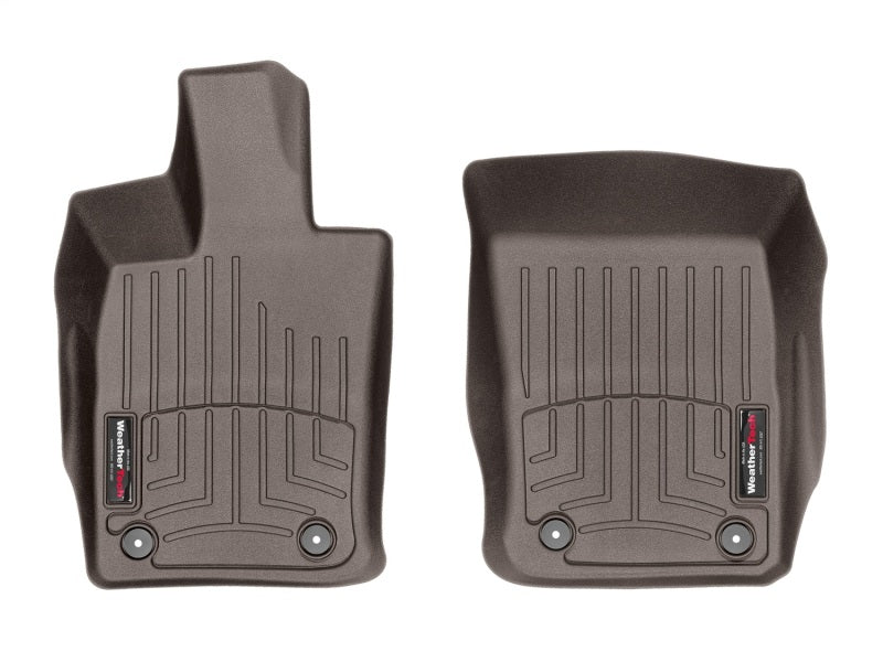 WeatherTech 2017+ Porsche Panamera Front FloorLiner - Cocoa