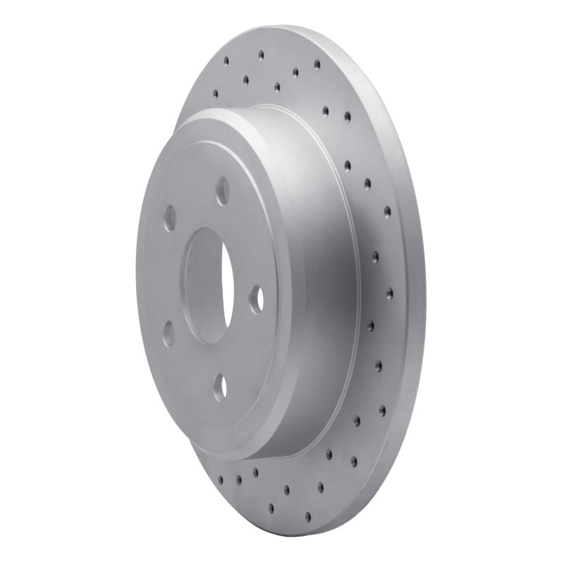 DFC 05-10 Jeep Commander Rear Left Drilled Geoperformance Rotor