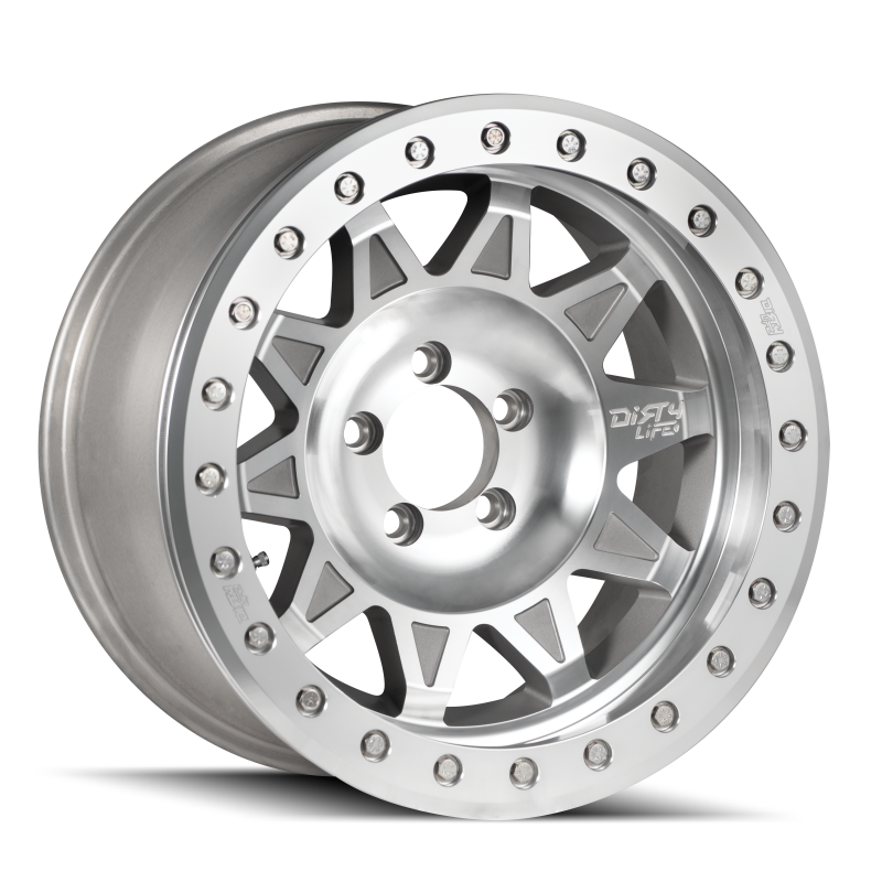 Dirty Life 9302 Roadkill Race 14x7 / 4x156 BP / 13mm Offset / 131.1mm Hub Machined Wheel - Beadlock