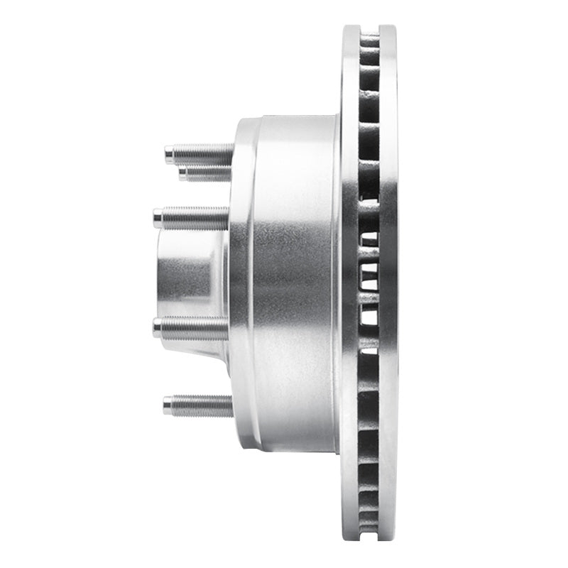 DFC 80-85 Ford F-250 2WD (Excl Super Duty) Front Right Drilled & Slotted Silver Brake Rotor