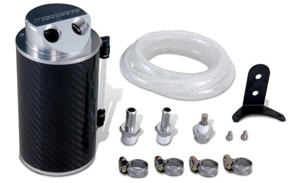 Mishimoto Universal Baffled Oil Catch Can - Black