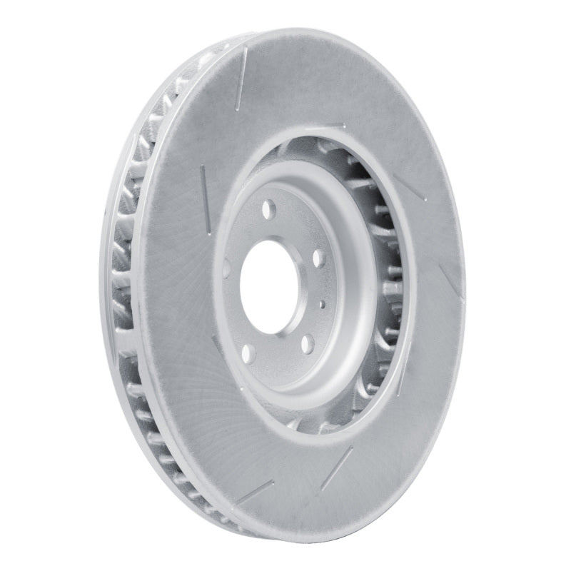 R1 15-23 Porsche Macan Right Front Slotted Carbon Alloy GeoMET Rotor